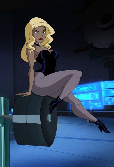 Black Canary, Black Canary Costume, Black Canary Comic, Batman Fan Art, Dc Comics Girls, Comic Book Girl, Justice League Unlimited, Cartoon World, Comics Girls