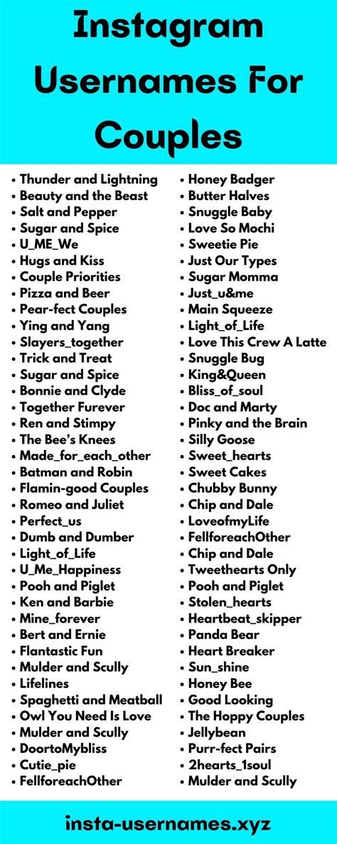 Then it gets two random words and combines them to produce a. This is the perfect collection of cute names for your profile. Web couple names for instagram. To check availability on youtube, reddit, twitter, twitch and other social networks, simply tap on the name you like. Find out hundreds of cute couples usernames suggestions to use. Web 400+ cool and cute instagram names that pop. This article will provide you with all the necessary information and tips to help you settle on a catchy and ... Same Usernames For Couples, Insta Account Names Ideas For Couples, Couples Account Names, Usernames For Couples Instagram, Couple Instagram Id Name Ideas, Couple Insta Username Ideas, Couple Instagram Account Names, Instagram Id Names For Couples, Cute Life 360 Circle Names For Couples