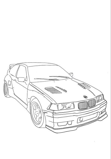 Drawing art bmw Bmw Sketch Drawing, Bmw Cars Drawing, Bmw E36 Drawing, Motor Bike Drawing, Bmw Car Drawing, Bmw Drawing, Bmw Sketch, Bmw 2002 Tii, E36 Coupe