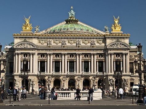 Opera National de Paris - Palais Garnier (Opera House - Paris, france) | Opera Online - The opera lovers web site Prancis Paris, Paris Monuments, Empire Architecture, Architecture Parisienne, Charles Garnier, Paris Opera House, Opera Garnier, Palais Garnier, Paris Architecture