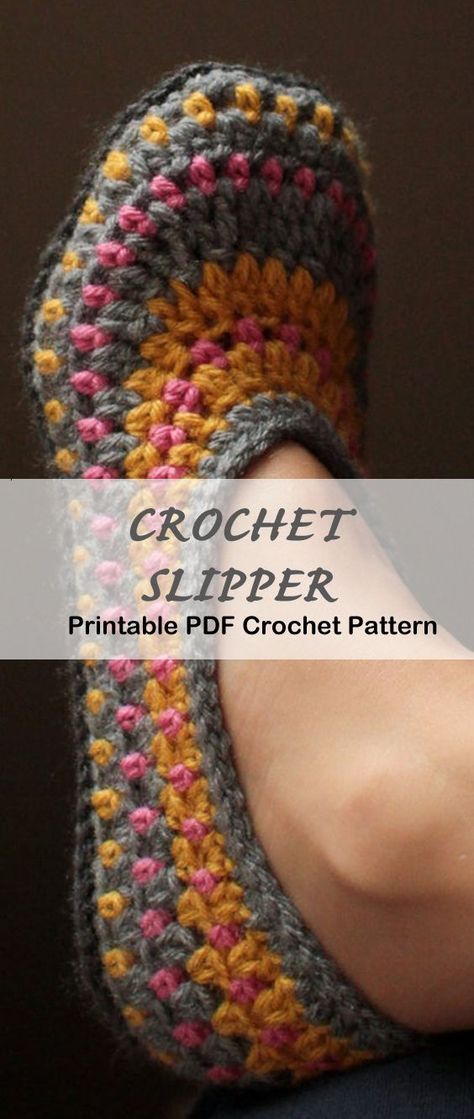Easy Crochet Slippers, Slipper Pattern, Crochet Slipper, Crochet Slippers Free Pattern, Elegant Crochet, Crochet Slipper Pattern, Crochet Patron, Crochet Boots, Crochet Socks