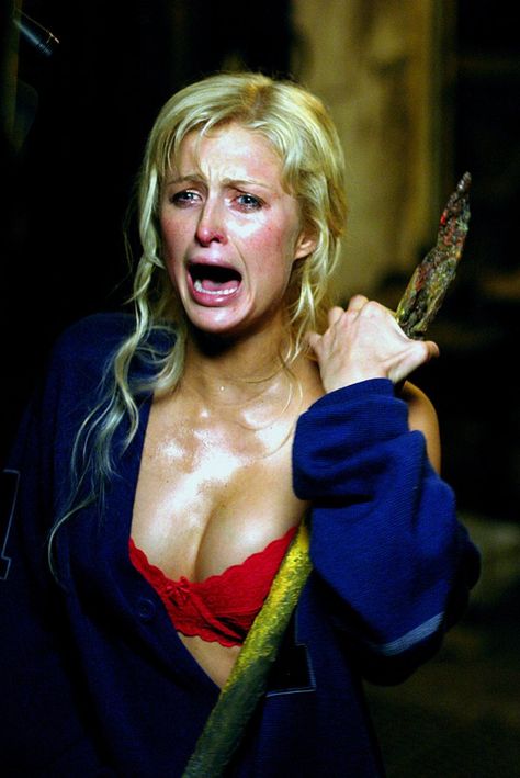 Elisha Cuthbert, Paris Hilton House, Handmaids Tale Costume, Horror Scream, Eye Pictures, 3 Movie, Scream Queens, Paris Hilton, Scary Movies