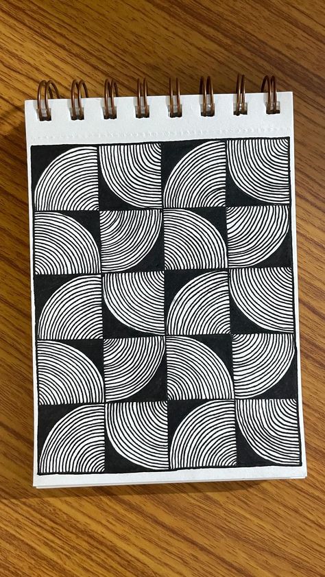 . . . . . #mindfulart #stressrelief #relaxing #mindfulartist #zentangle #calming #anxietyrelief #slowdown #liveinthemoment | Instagram Doodle Art Canvas, Line Mandala Art, Patterns With Lines, Repetitive Pattern Drawings, Calming Art Ideas, How To Zentangle Step By Step, Random Patterns Drawing Easy, Easy Spiritual Drawings, Geometric Drawing Abstract Patterns