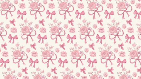 Fancy Wallpaper Laptop, Kawaii, Pink Coquette Macbook Wallpaper, Croquette Aesthetic Desktop Wallpaper, Pink Bow Wallpaper Ipad, Valentines Pc Wallpaper, Bows Wallpaper Mac, Pink Floral Macbook Wallpaper, Bow Aesthetic Wallpaper Laptop