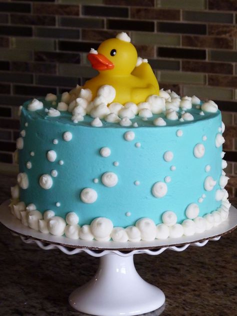 Rubber Ducky cake #mimissweetcakesnbakes #rubberduckycake #babyshower Rubber Duck Cake, Ducky Cake, Rubber Ducky Cake, Rubber Ducky Party, Rubber Ducky Birthday, Rubber Duck Birthday, Duck Cake, Ducky Baby Showers, Ducky Baby Shower