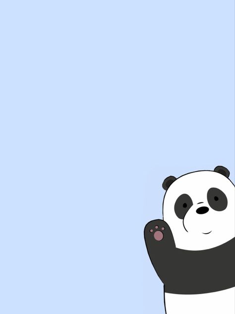 TODAYS CARTOON IS PANDA BEAR FROM WE BARE BEARS! ENJOY THIS HILARIOUS CHARACTER AND MAKE SURE TO CHECK OUTH THE OTHER 2 WALLPAPERS Kawaii, Pandas, Panda Bear Wallpaper, Page Borders Design Aesthetic, Bare Bears Panda, Panda Bears Wallpaper, Panda Background, Cute Panda Cartoon, Today Cartoon