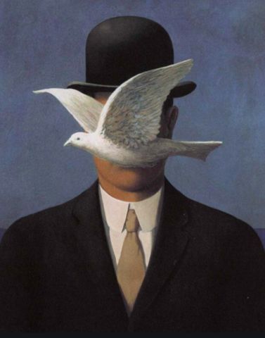 Top 20 Most Famous Paintings by Rene Magritte - Iconic Artworks – ATX Fine Arts Man In A Bowler Hat, Rene Magritte Art, Magritte Paintings, Magritte Art, Famous Art Paintings, Images D'art, Istoria Artei, René Magritte, Most Famous Paintings