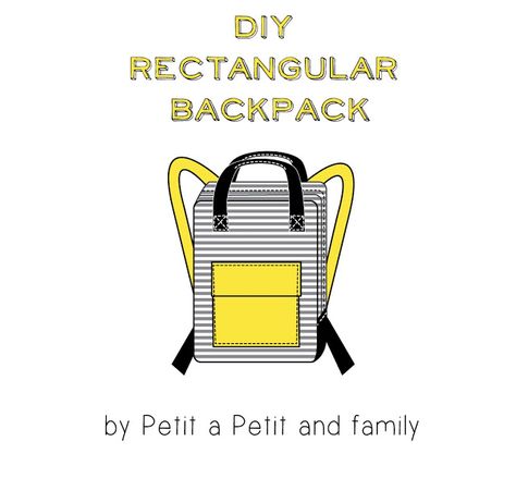 Yesterday was Mister M's first day of Kindergarten! I was way more nervous than he was. He has been ready for months, totally ok with the idea of making new friends and ready to learn how to read & write. So what was I nervous about? I thought it would be nice and fun and kind of cool i Messenger Bags Tutorial, Backpack Pattern Sewing, Diy Backpack, Family Diy, Backpack Pattern, Kindergarten First Day, Sewing Projects For Kids, Bags Tutorial, Sewing Gifts