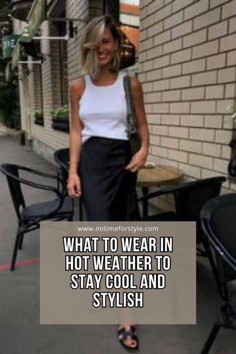 Summer City Walking Outfit, Travel Outfits Hot Weather, Dress For Humid Weather, Capsule Wardrobe For Humid Weather, Casual Summer Outfits For Hot Weather, Summer Humid Outfit, Workwear For Hot Weather, Cute Outfits For Humid Weather, Office Outfits For Hot Days