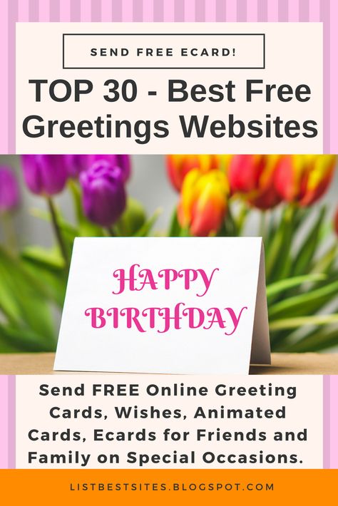 Send a Free Ecard to Anyone! #Best #Free #Greetings #Ecards #Online #Sites Free Ecards Birthday E Cards, Happy Birthday Card Messages, Birthday E-card, Free Birthday Greetings, Love Ecards, Happy Birthday Ecard, Birthday Card Messages, Birthday Card Online, Online Cards