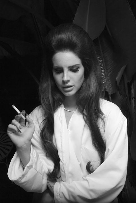 one of my favorite pics of Lana.  Lana, cigarette, black and white, Lana Del Rey, LDR, hair, downward gaze, Chuck Grant photography. Lana Del Rey, Lana Del Rey Wallpaper, Lana Del Rey Vinyl, Lana Rey, Elizabeth Grant, Chateau Marmont, Rowan Blanchard, Brooklyn Baby, Sofia Coppola