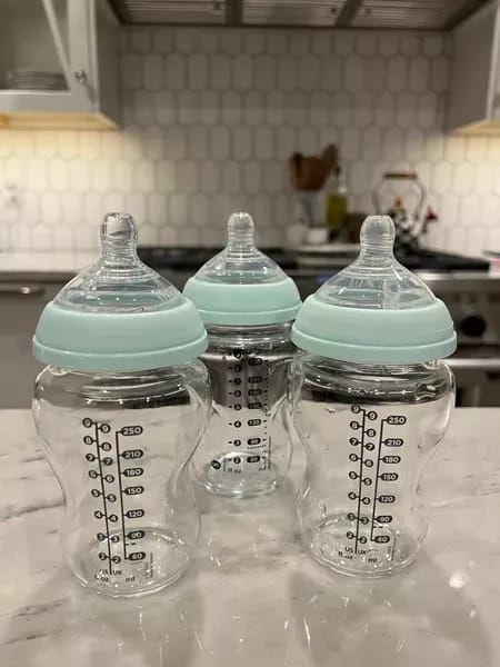 Our favorite baby bottles. I love that they are glass! #LTKfamily #LTKbaby Baby Boy Bottles, Baby Boy Stuff Newborn, Baby Bottles Aesthetic, Baby Stuff Aesthetic, Baby Things Aesthetic, Baby Accessories Must Have, Baby Stuff Must Have, Newborn Things, Perlengkapan Bayi Diy