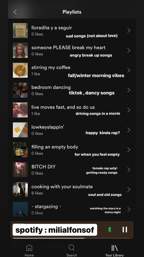 playlists, spotify, music, songs, reccomendations, song rec Best English Songs Playlist Spotify, Organized Spotify Playlists, English Soft Songs, Playlist Names For Getting Ready, Song Reccomendations Spotify, Lagu Spotify Aesthetic Inggris, Nama Playlist Spotify Aesthetic, Spotify Playlist Organization, Soft Love Songs