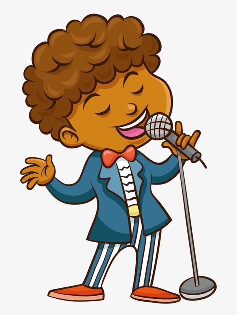 Singing Clipart, Sing Cartoon, Song Png, Dance Jumps, Sing A Song, Black Png, Boy Black, Mongolian Beef, Action Verbs