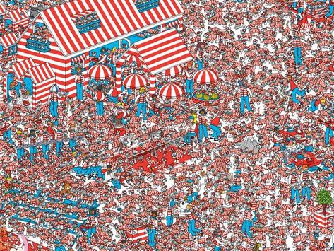 Can You Find Waldo In This Difficult Puzzle? | Playbuzz Where's Waldo Pictures, Find Waldo, Ou Est Charlie, Hidden Object Puzzles, Where's Wally, Visual Perception Activities, Difficult Puzzles, Can You Find It, Wheres Wally