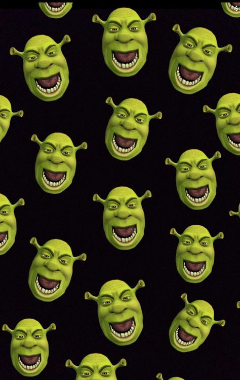 Beautiful wallpaper 💚✨💗 Cursed Wallpaper, Shrek Wallpaper, Weird Wallpapers, Weird Wallpaper, Cricut Patterns, Funny Watch, Album Art Design, Crazy Wallpaper, Funny Wallpaper