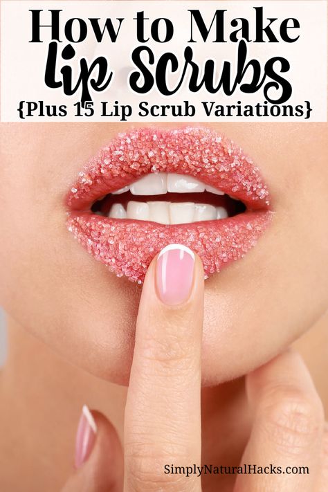 Use these instructions and pantry staples to make DIY Lip Scrubs at home. Exfoliate your lips with these Homemade Lip Scrub Recipes. Lip Cleaning Tips, Lip Scrub Diy Recipes, Scrub Lips, Diy Lip Scrubs, Sugar Lip Scrub Diy, Homemade Lip Scrub, Scrub Recipe Diy, Natural Lip Scrub, Diy Sugar Scrub Recipe