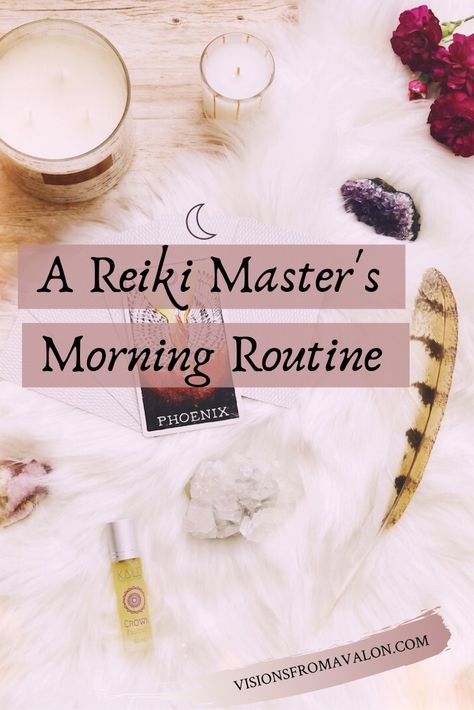 Healing Morning Routine, Morning Spiritual Routine, Witchy Morning Routine, Medical Reiki, Spiritual Morning Routine, Reiki 2, Reiki Cura, Reiki Quotes, Reiki Business