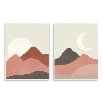 Bedroom Wall Art Above Bed, Multi Piece Wall Art, Canyon Landscape, Warm Desserts, Minimal Painting, Brown Home Decor, Wall Art Plaques, Art Inspiration Painting, Lithograph Print