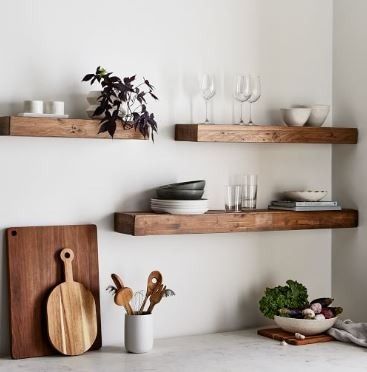 Barichara, Shelves In Apartment, Reclaimed Wood Floating Shelves, Modern Wall Shelf, Metal Wall Shelves, Regal Design, Modern Bookcase, Wood Floating Shelves, Floating Wall Shelves