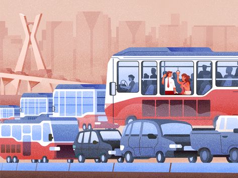 Traffic congestion texture city traffic transport bus vehicle car Traffic Illustration, Visual Illustration, City Traffic, Bus City, Traffic Congestion, Iran Travel, Transportation Poster, Road Transport, First Animation