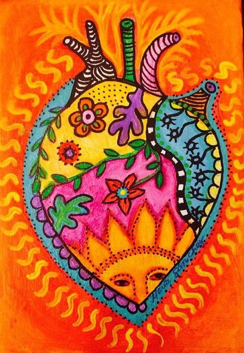 25+ Best Ideas about Mexican Paintings on Pinterest | Mexican art ... Pop Art, Den Mrtvých, Mexican Art Painting, Mexican Artwork, Mexican Paintings, Mexico Art, Illustration Photo, Heart Painting, Art Pop