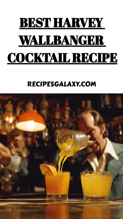 Best Harvey Wallbanger Cocktail Recipe Harvey Wallbanger Cocktail, Harvey Wallbanger Drink, Dark N Stormy Cocktail, Harvey Wallbanger, Air Fryer Recipes Vegetarian, Slow Cooker Recipes Dessert, Blueberry Mint, Vegetarian Instant Pot, Cocktails For Parties