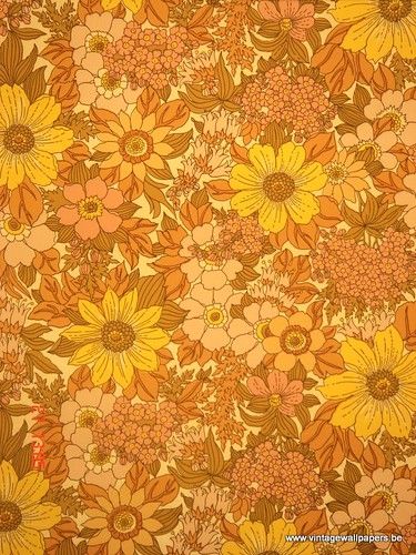 Vintage Wallpapers (35) | www.cityzine.be | Flickr Croquis, Heavenly Wallpaper, Wallpaper Vinyl, Retro Embroidery, Daisy Stitch, Lazy Daisy Stitch, 70s Aesthetic, Lazy Daisy, Wallpaper For Sale