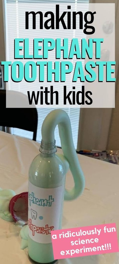 Science Week Crafts For Toddlers, Easy No Prep Science Experiments, How To Make Science Projects, Kindergarten Science Project Ideas, Science Fair Preschool, Letter T Science For Preschool, Making Rain Science Experiment, Elephant Paste Experiment, Elephant Foam Experiment