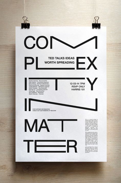 Warped Typography Lettering Poster on Behance Experimental Type Graphic Design, Post Modern Typography, Interesting Typography Design, Architecture Typography Poster, Type Focused Poster, Type Heavy Poster, Typographic Poster Design Minimal, Contemporary Typography Design, Type Based Posters