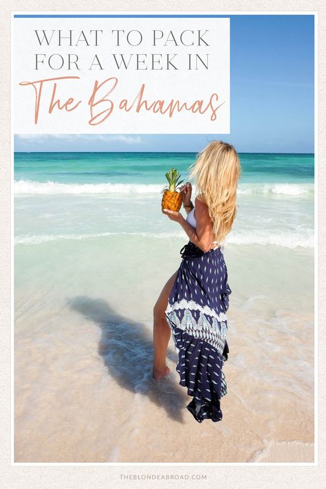 What To Pack To The Bahamas, Things To Bring To The Bahamas, Bahamas Bathing Suits, Outfit Ideas For Bahamas, Bahama Packing List, What To Wear At Atlantis Bahamas, Bahamas Honeymoon Outfits, Packing List For Bahamas, What To Bring On A Cruise To The Bahamas