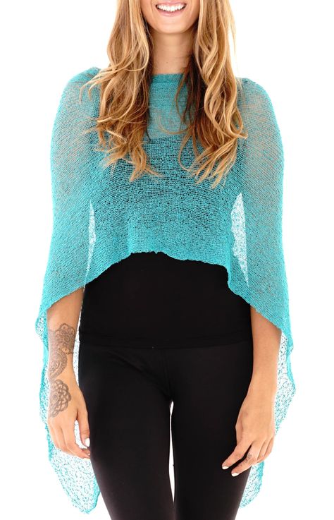PRICES MAY VARY. VERSATILE - A knit poncho top that is lightweight and sheer. Soft viscose tosca shrug poncho is a versatile wardrobe accessory that will complement all outfits. You can wear it for added warmth, or use it as a swimsuit or bikini bottom cover up. SEXY AND SHEER- This sheer and lightweight shrug poncho sweater tops makes an excellent companion to every outfit, adding a little spice and sheer elegance. SELLER NOTE:Made from delicate material. The poncho can easily snag if you are n Ponchos, Sheer Poncho, Shrug Bolero, Womens Poncho, Poncho Top, Sheer Knit, Knit Shrug, Sweater Tops, Knit Poncho