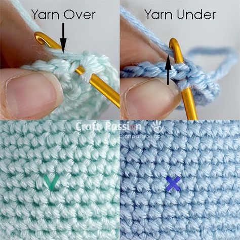 Amigurumi Patterns, Cotton Vs Acrylic Yarn, Single Crochet Vs Double Crochet, Bubble Crochet Stitch Free Pattern, Yarn Over Vs Yarn Under Crochet, Crocheted Chicken Patterns, Crochet Chicken Pattern Free, Double Crochet Increase, How To Double Crochet