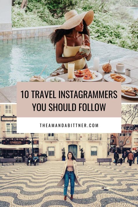 The Best Travel Instagrammers to Follow | Spice up your Instagram feed with inspiration from these top travel Instagram accounts. Follow these IG travel influencers and get creative Instagram ideas for your own travel Instagram account. Travel Account Instagram, Travel Content Creator Aesthetic, Travel Influencer Aesthetic, Spice Up Your Instagram, Travel Instagram Ideas, Instagram Food Pictures, Motorhome Travels, Travel Influencer, North Carolina Travel