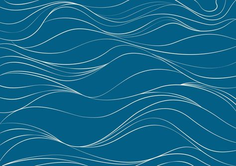 Abstract texture Background template of water, sea, aqua, ocean, river, or mountain. doodle wavy line curve linear wave free form repeat Pattern stripe Ripple. flat vector illustration design Croquis, Mountain Doodle, Texture Sketch, Ocean Texture, Sea Texture, Wave Illustration, Water Abstract, Waves Vector, Watercolour Texture Background