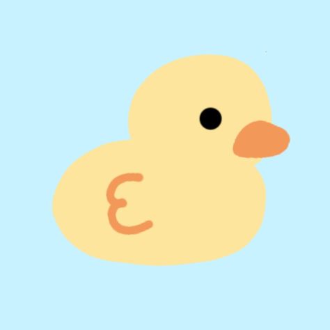 Ducks Drawing Easy, A Duck Drawing, How To Paint A Duck Easy, Duck Drawing Cute Simple, Cute Simple Duck Drawing, Chibi Duck Drawing, Cute Doodles Duck, Duck Drawing Cartoon, Cartoon Ducks Cute