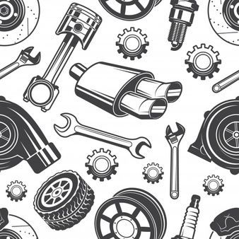 Auto parts Vectors, Photos and PSD files | Free Download Mechanics Logo, Doodles Bonitos, Car Part Art, Money Template, Car Logo Design, Mechanic Tattoo, Mobile Mechanic, Automotive Shops, Patron Vintage