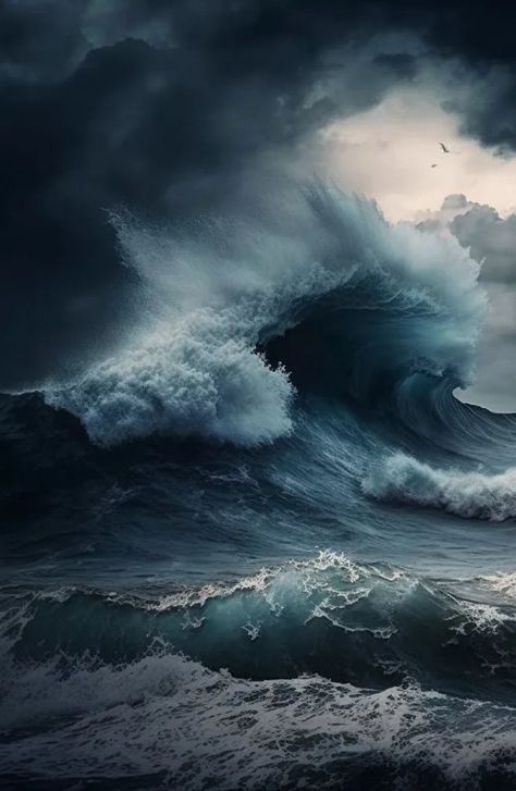 Stormy Weather Aesthetic, Stormy Ocean, Ocean Waves Photography, Ocean Waves Painting, Ocean Storm, Sea Storm, Haus Am See, Waves Photography, Seascape Photography