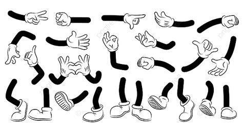 Cartoon Hands Holding Something, Cartoon Hand Holding Something, Cartoon Hands Reference, Cartoon Hands Holding, Holding Hands Cartoon, Thumbs Up Illustration, Cartoon Arms, Cartoon Legs, Cartoon Gesture