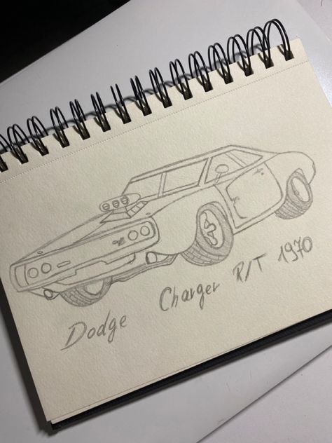 Fast N Furious Drawing, Dodge Drawing Ideas, Cool Car Drawings Pencil, Art Cars Drawing Sketches, Fast And Furious Drawings Easy, Fast And Furious Sketch, Fast And Furious Cars Drawing, Car Pencil Drawing, Easy Car Sketch