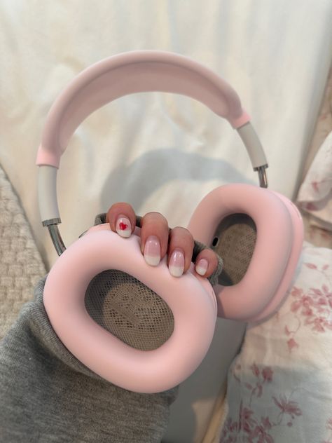 Pink Nail, Airpod Max Cover, Pink Nail Inspo, Airpod Max, Pink Pilates Princess, Pink Pilates, Pilates Princess, Fluffy Animals, Princess Style