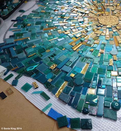 Mosaic Installation, Modern Mosaic Art, Beautiful Mosaics, Modern Mosaic, Mosiac Art, Mosaic Garden Art, Modern Mosaics, Mosaic Madness, Mosaic Stained