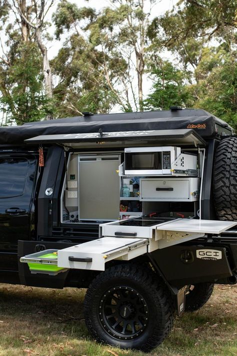 Work Truck Setup, Car Canopy Ideas, Canopy Camping Setup, Canopy Setups 4x4, Ute Canopy Setup, Camping Canopy Setups, 4wd Canopy Setup, 4x4 Camping Setup, 4wd Camping Setup