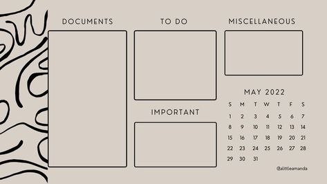 Desktop wallpaper to promote productivity! Includes accurate monthly calendar for easy reference. Productivity Wallpaper Desktop, Productive Wallpaper Desktop, Productivity Wallpaper, Desktop Aesthetic, Laptop Wallpapers, Easy Reference, Mac Wallpaper, Manifestation Board, Macbook Wallpaper