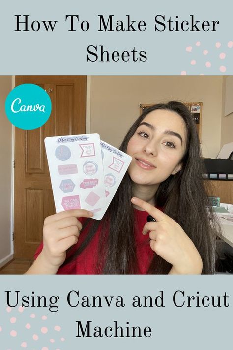 Canva Listing Template Mockup Making Stickers In Canva, Cricut Sticker Sheet Tutorial, Making Stickers With Canva, Using Canva For Cricut, Canva To Cricut, How To Make Sticker Sheets With Cricut, How To Make Stickers On Canva, How To Use Canva For Cricut, How To Make Sticker Sheets