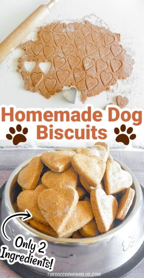 Easy Dog Treats Peanut Butter, Dog Food Kibble, Diy Dog Treats No Peanut Butter, East Dog Treats, Non Peanut Butter Dog Treats, Simple Diy Dog Treats, Homemade Easy Dog Treats, Dog Treats With No Peanut Butter, Doggie Biscuits Recipes