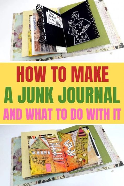 How to easily make a junk journal and what to do with it Free Printable Junk Journal Note Cards, 49 Dragonflies, Paper Cherry Blossoms, Homemade Journal, Aesthetic Journaling, Diy Journals, Handmade Journals Diy, Smash Journal, Diy Journal Books