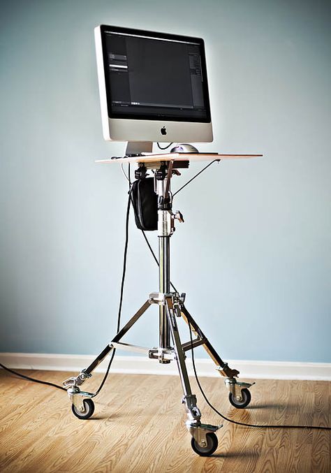 How I work now – the iMac stand — Andy Franck Imac Stand, Photography Studio Spaces, Photography Studio Design, Photography Studio Setup, Photography Lighting Setup, Old Computer, Music Studio Room, Home Recording Studio, Studio Diy