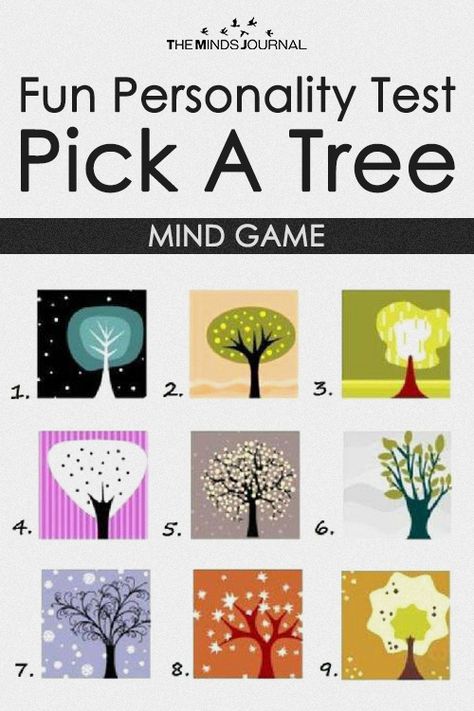 Fun Personality Test – Pick A Tree - MIND GAME - https://themindsjournal.com/fun-personality-test-pick-a-tree-mind-game/ Personality Test Games, How Do You See Me, Printable Personality Test, True Colors Personality, Color Personality Test, Personality Test Quiz, Mind Test, I Chose You, Personality Test Psychology