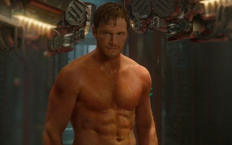 Chris Pratt Inspired Workout: Train Like Guardians of the Galaxy’s Star Lord Chris Pratt Body, Chris Pratt Shirtless, Chris Evans Tattoos, Chris Evans Gifted, Guardian Of The Galaxy, Chris Evans Shirtless, Superhero Workout, Chris Evans Funny, Funny Interview